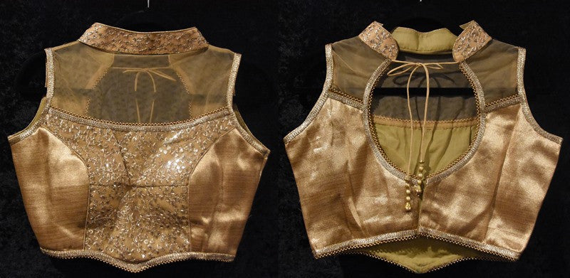 Net Golden Blouse