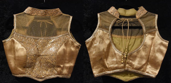 Net Golden Blouse